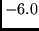 $-6.0$