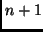 $n+1$