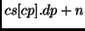$cs[cp].dp+n$