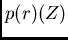 $qp+1, r, R, t, P * p(r)(Z)$