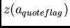$a_{quoteflag}$