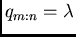 $l(\lambda) = 0$
