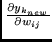 $ \frac{\partial y_{k_{new}} }{\partial w_{ij}}$