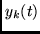 $y_{k}(t)$