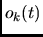 $o_k(t)$