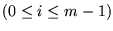 $(0\leq i \leq m-1)$