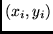 $(x_i,y_i)$