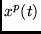 $x^p(t)$