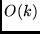 $O(k)$