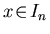 $x\!\in\!I_n$