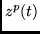 $z^p(t)$