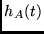 $h_A(t)$