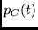 $p_C(t)$