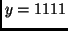 $y=1111$