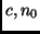 $c,n_0$