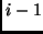 $i-1$