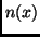 $n(x)$
