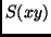 $S(xy)$