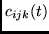 $c_{ijk}(t)$