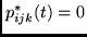 $p^*_{ijk}(t) = 0$