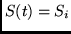 $S(t) = S_i$