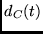 $d_C(t)$