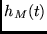 $h_M(t)$