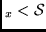 $_x < \cal
S$