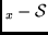$_x - \cal S$