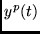 $y^p(t)$