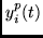 $y^p_i(t)$