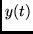 $y(t)$