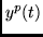 $y^p(t)$
