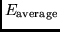 $E_{\mbox{{\scriptsize average}}}$