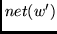 $net(w')$