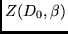$Z(D_0,\beta)$