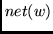 $net(w)$