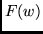 $F(w)$