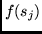 $f(s_j)$