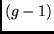 $(g-1)$