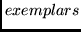 $exemplars$
