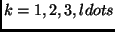$k=1,2,3, ldots$
