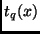 $t_q(x)$