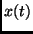 $x(t)$