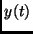 $y(t)$