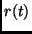 $r(t)$