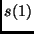 $s(1)$