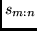 $s_{m:n}$
