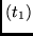 $(t_1)$