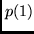 $p(1)$
